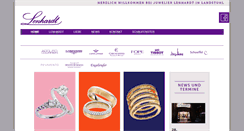 Desktop Screenshot of juwelier-lenhardt.de